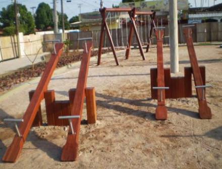 Gangorra Rústica Dupla...Cód. B11